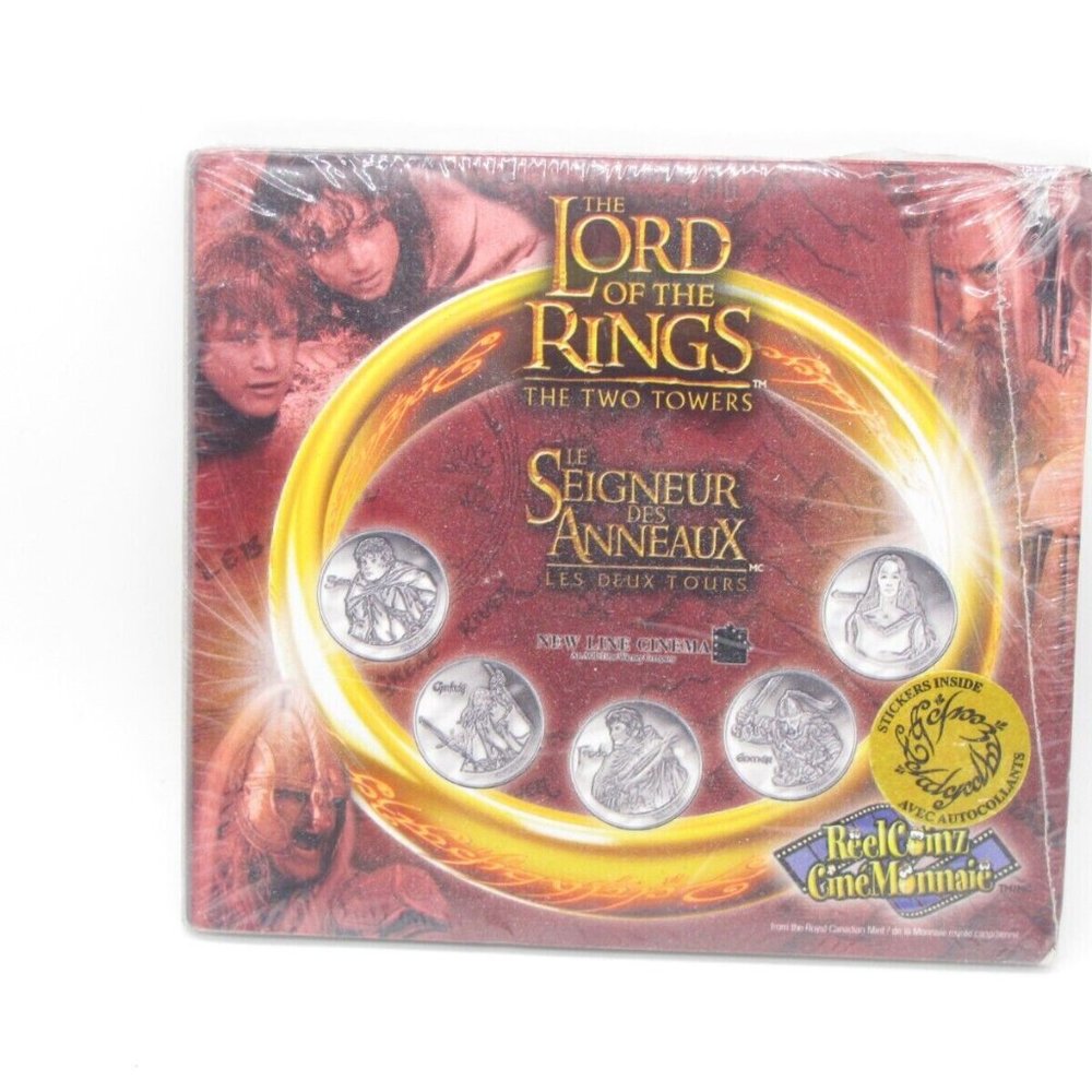 Lord of the Rings - The Two Towers Reel Coinz Coin Set Royal Canadian Mint NEW